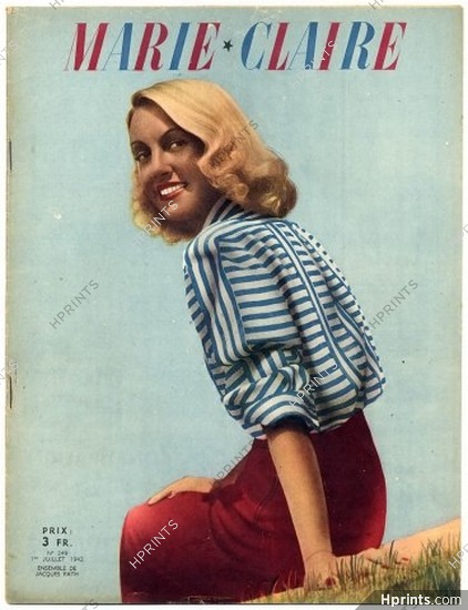 Marie Claire 1942 N°248 Jacques Fath