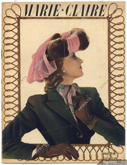 Marie Claire 1942 N°263 Legroux Soeurs