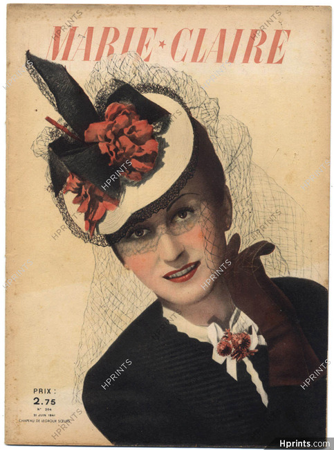 Marie Claire 1941 N°204 Legroux Soeurs, 28 pages
