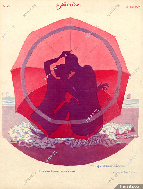 Henry Fournier 1929 Beach Parasol