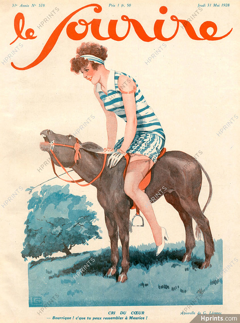Georges Léonnec 1928 Donkey