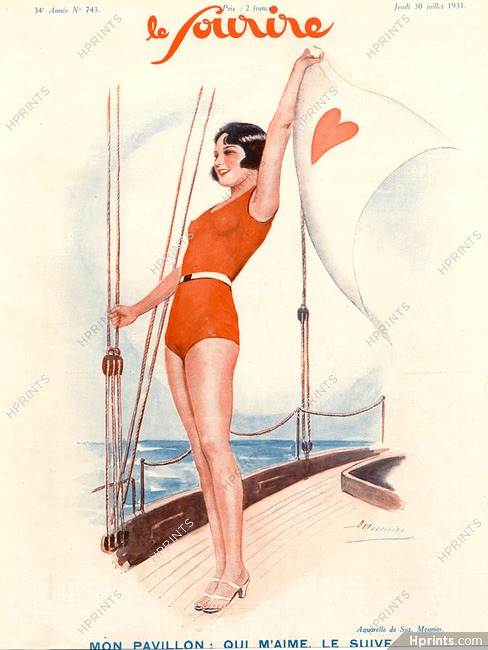 Suzanne Meunier 1931 Yachtwoman