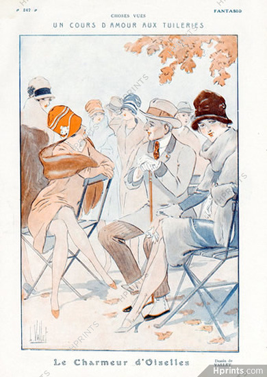 Louis Vallet 1926 ''Le Charmeur d'Oiselles'' Jardin des Tuileries