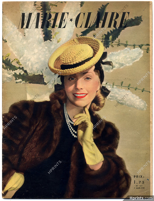 Marie Claire 1940 N°157 Collections, 48 pages