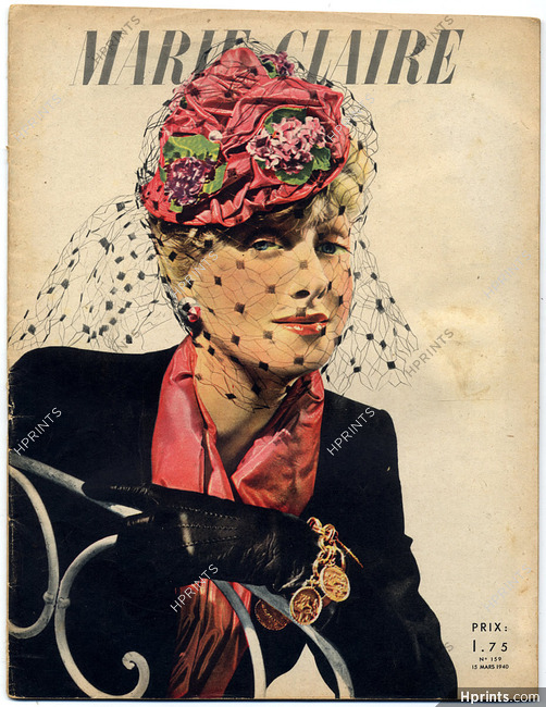 Marie Claire 1940 N°159 Gruau Norma Shearer
