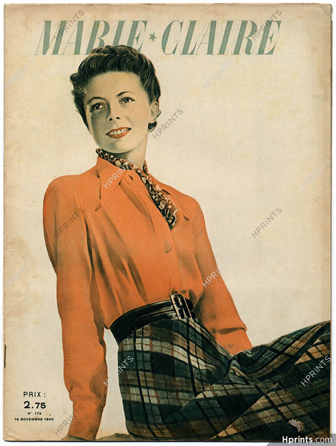 Marie Claire 16 Novembre 1940 N°173 Collections Gruau