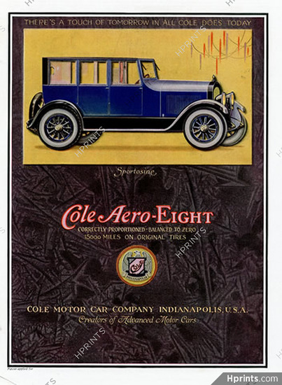 Cole (Cars) 1921 Aero-Eight Sportosine