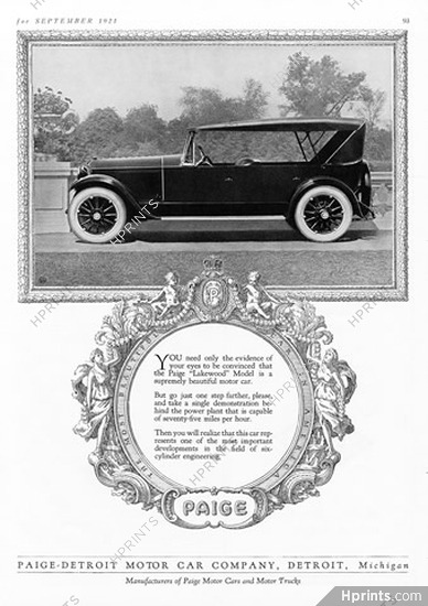 Paige (Cars) 1921