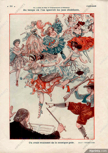 Herouard 1930 Offenbach Dance