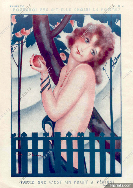 Sacha Zaliouk 1923 Eve and the Apple