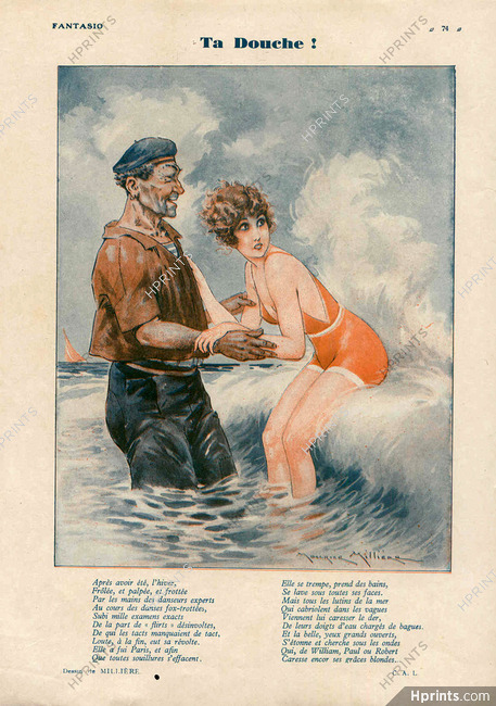 Maurice Milliere 1929 Bathing Beauty