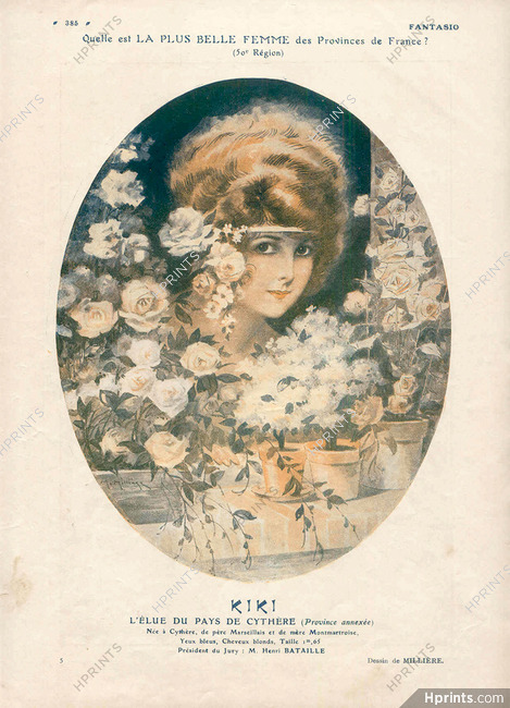 Maurice Milliere 1921 Miss Kiki, Pays de Cythère Portrait