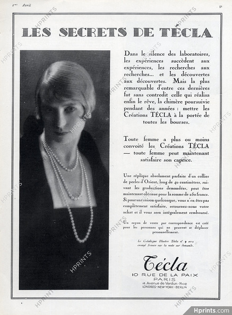 Técla 1927 String of Pearls