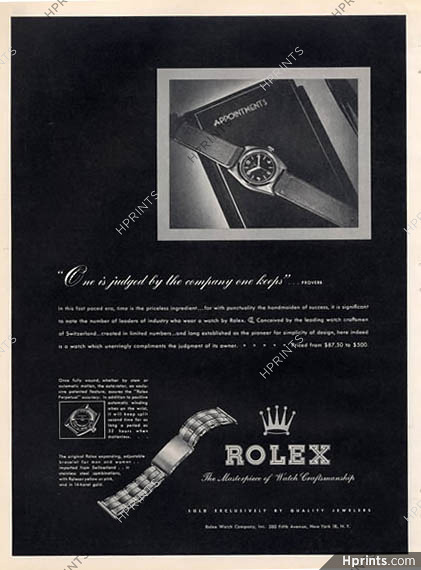 Rolex 1946 Watches Perpetual
