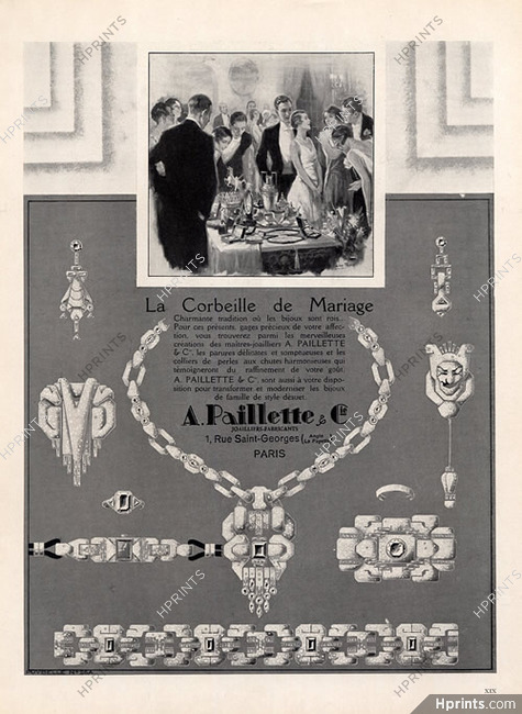 Paillette & Co 1924 Jewels Art Deco, Léon Fauret