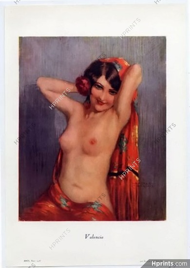 Gaston Cirmeuse 1928 Valencia... Gypsy Topless