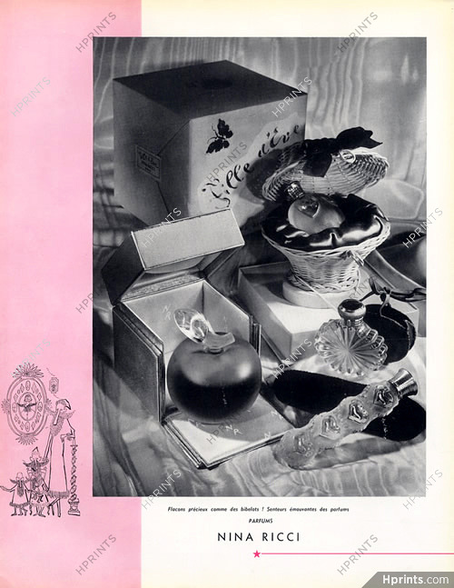 Nina Ricci (Perfumes) 1953 Coeur-joie, L'Air du Temps, Fille d'Eve