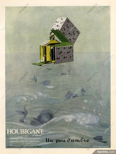 Houbigant (Perfumes) 1921 Un Peu d'Ambre