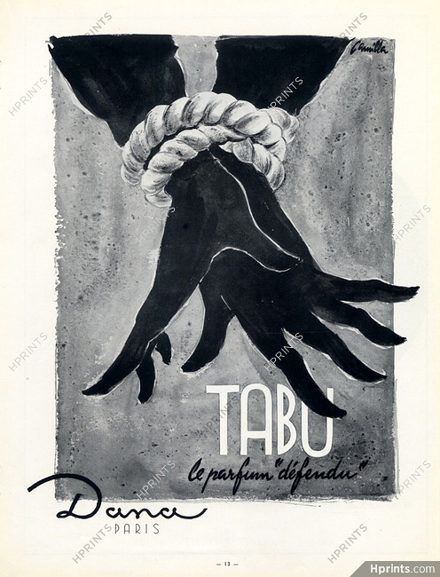 Dana (Perfumes) 1953 Tabu Camilla