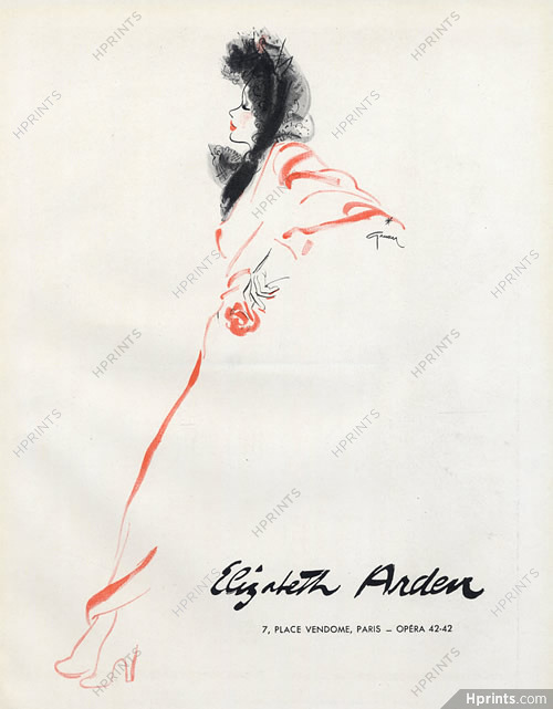 Elizabeth Arden (Cosmetics) 1941 René Gruau