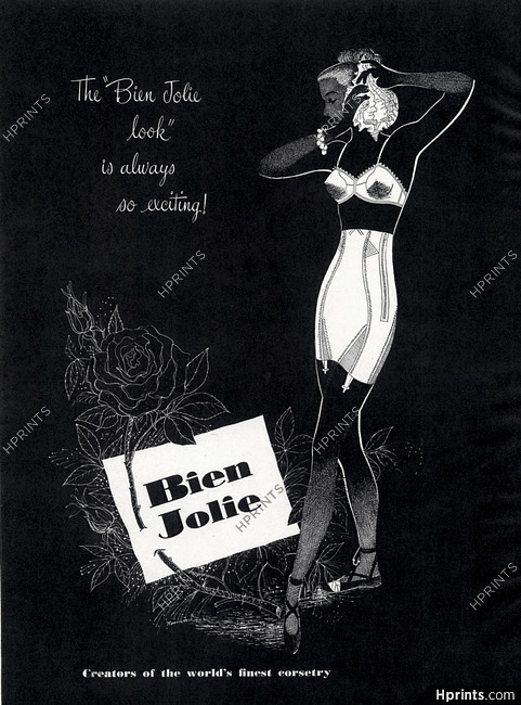 Bien Jolie (Lingerie) 1947 Girdle, Brassiere