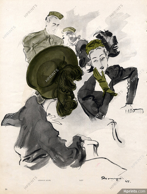 Pierre Mourgue 1945 Legroux Soeurs & Suzy