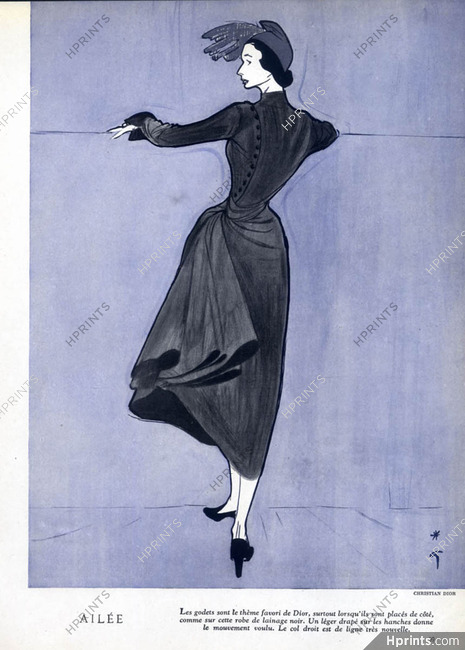 Christian Dior 1948 Gruau