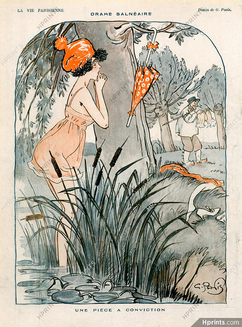 Georges Pavis 1919 ''Drame Balnéaire'' Lingerie