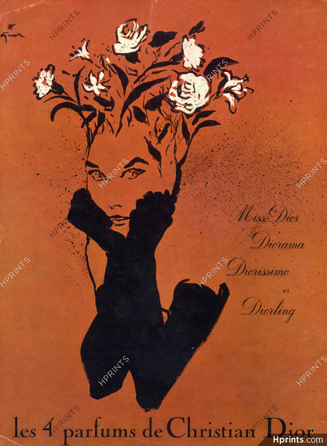 Christian Dior (Perfumes) 1966 Miss Dior Diorama Diorissimo Diorling