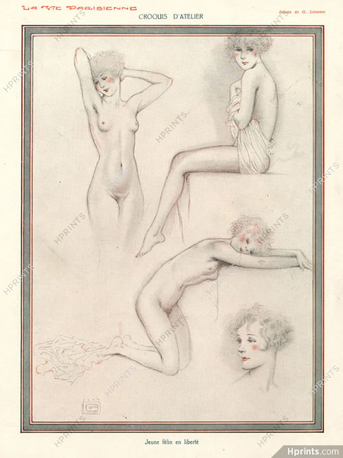 Georges Léonnec 1930 Nudes