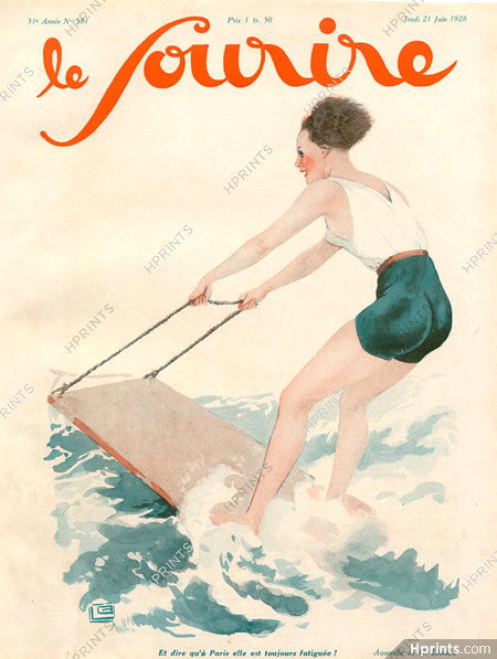 Georges Léonnec 1928 Water Sport