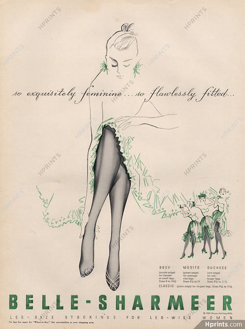 Belle-Sharmeer (Stockings Hosiery) 1953