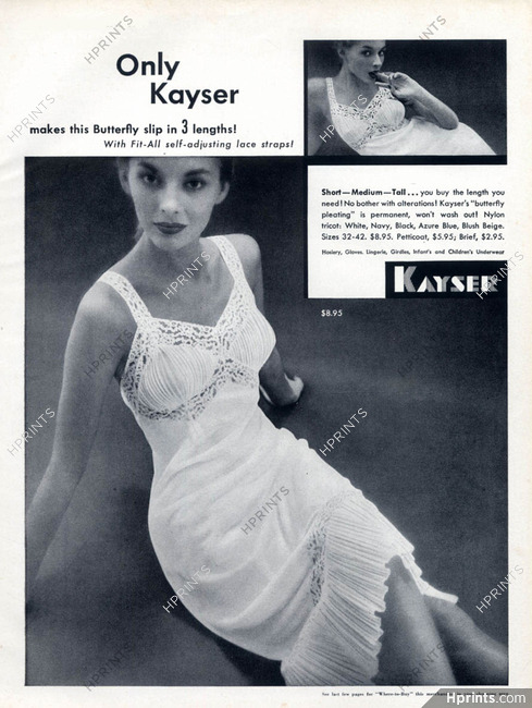 Kayser (Lingerie) 1953 Nightgown