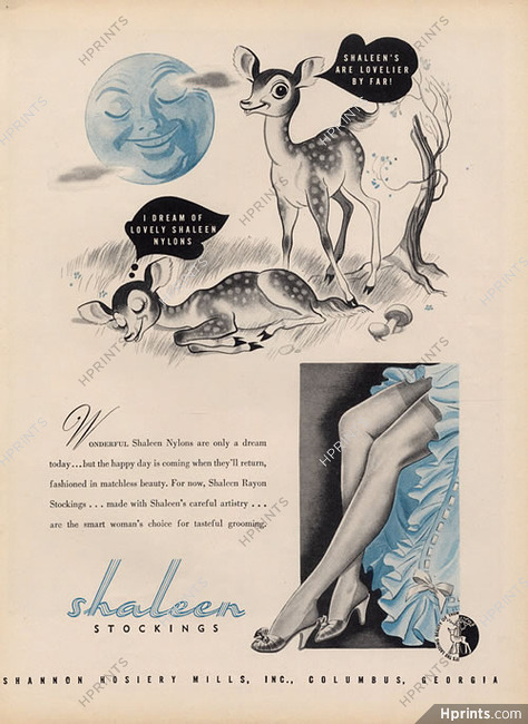 Shaleen (Stockings) 1945 Fawn