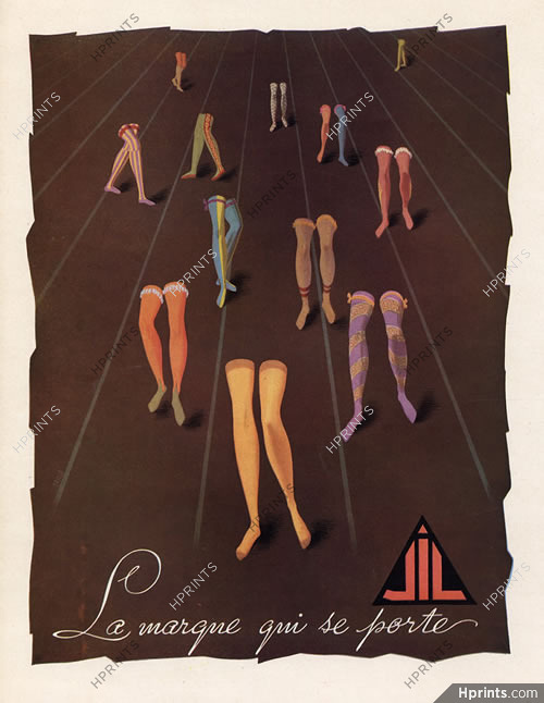 JIL André Gillier (Stockings) 1948 Surrealism, Taillo