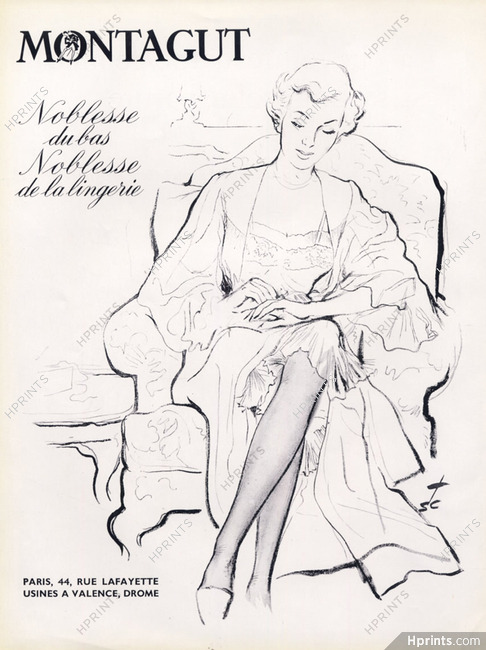 Montagut (Stockings) 1950 Nightgown