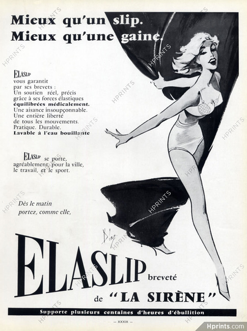 La Sirène (Lingerie) 1957 Pantie
