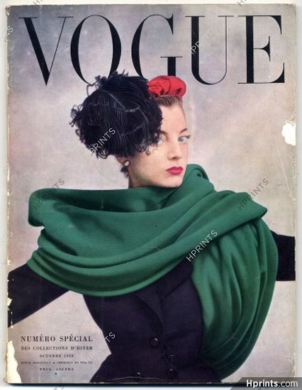 Vogue Paris 1950 October Irving Penn Special Winter Collections, 168 pages