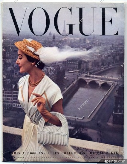Vogue Paris 1951 June, Robert Doisneau, 114 pages