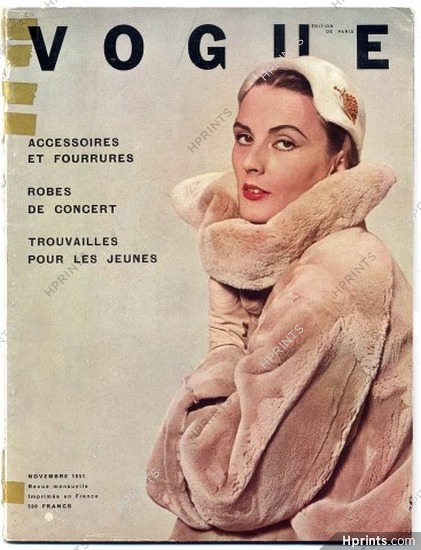 Vogue Paris 1951 November Accessories