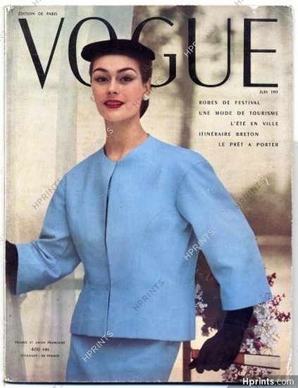Vogue Paris 1953 June Cecil Beaton, 100 pages