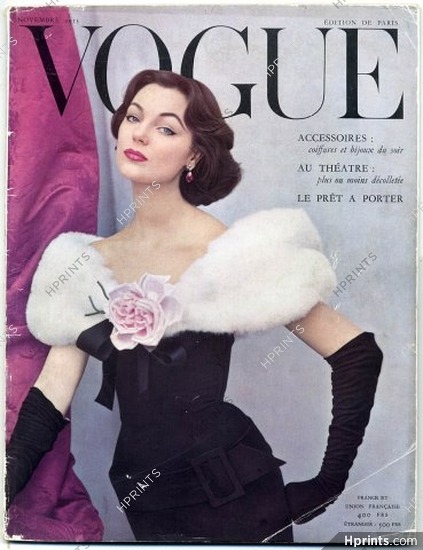 Vogue Paris 1953 November Evening Gowns