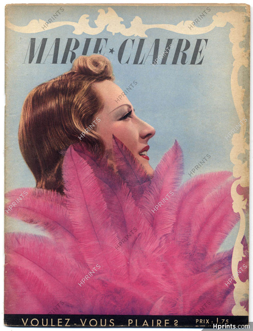 Marie Claire 1939 N°107, 72 pages