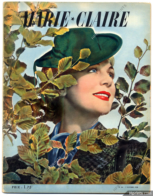 Marie Claire 1938 N°84 Colette Henry Bernstein Manteaux de Fourrures, 64 pages