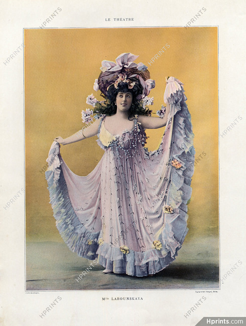 Labounskaya 1912 Russian Dancer, Reutlinger
