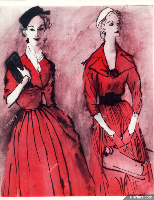 Nathan-Strong, Suzy Perette 1954 René Bouché