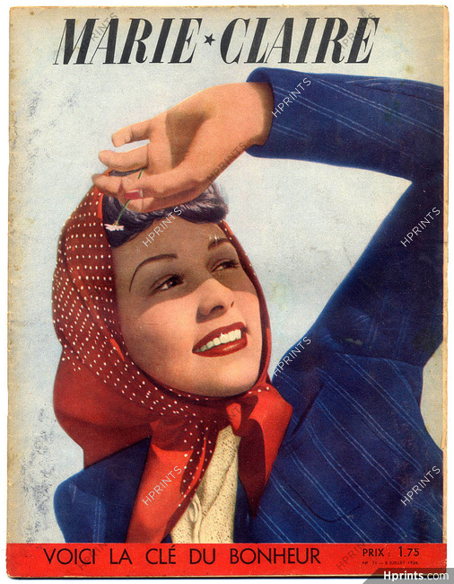 Marie Claire 1938 N°71 Hermès, 60 pages