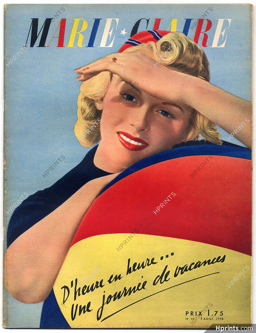 Marie Claire 1938 N°75 Chanel, 52 pages