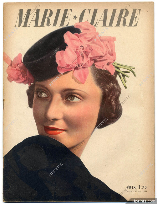 Marie Claire 1938 N°65 Sonja Henie, 68 pages