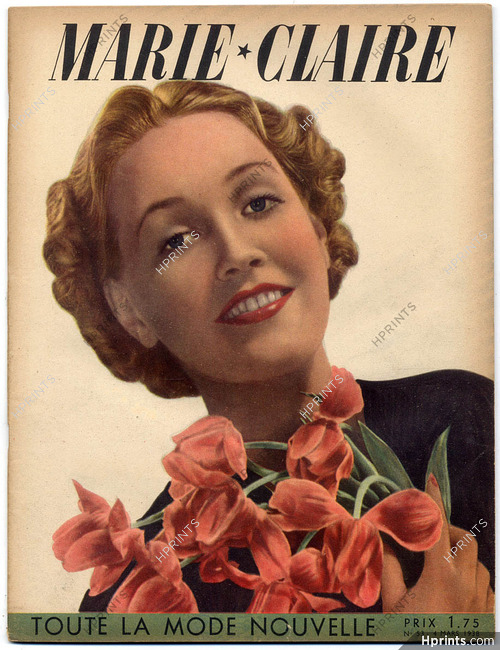 Marie Claire 1938 N°53 Michèle Morgan, 64 pages
